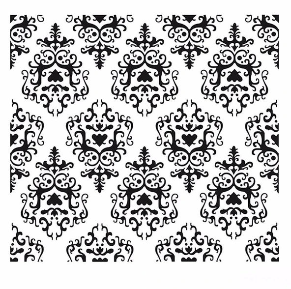 HOME DECOR MİNİ STENCIL HDM-80 25X25