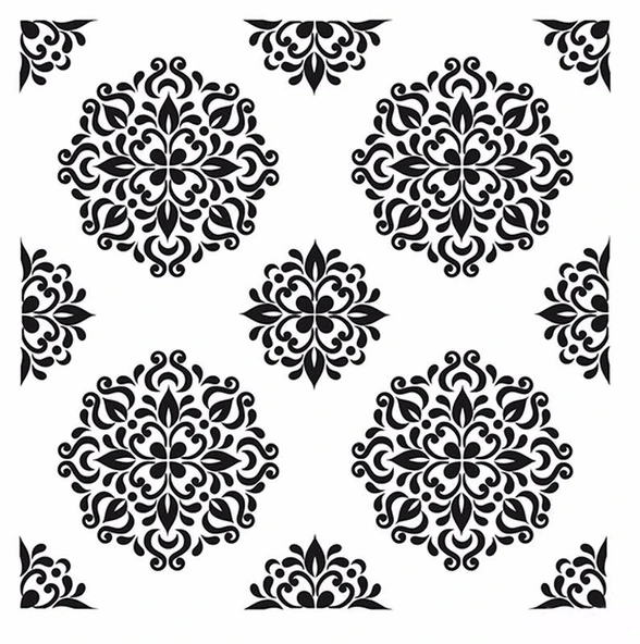 HOME DECOR MİNİ STENCIL HDM-68 25X25 ürün görseli