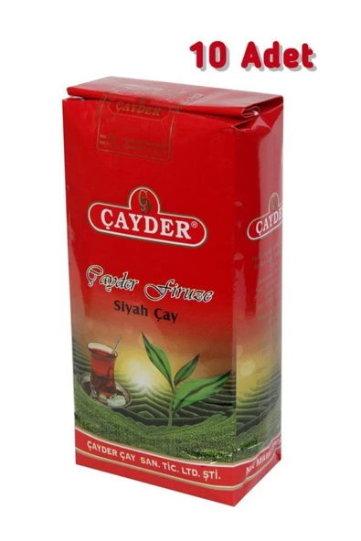 ÇAYDER Firuze Ilk Hasat Çayı Siyah Dökme Çay 1 Kg (10 Adet) ürün görseli