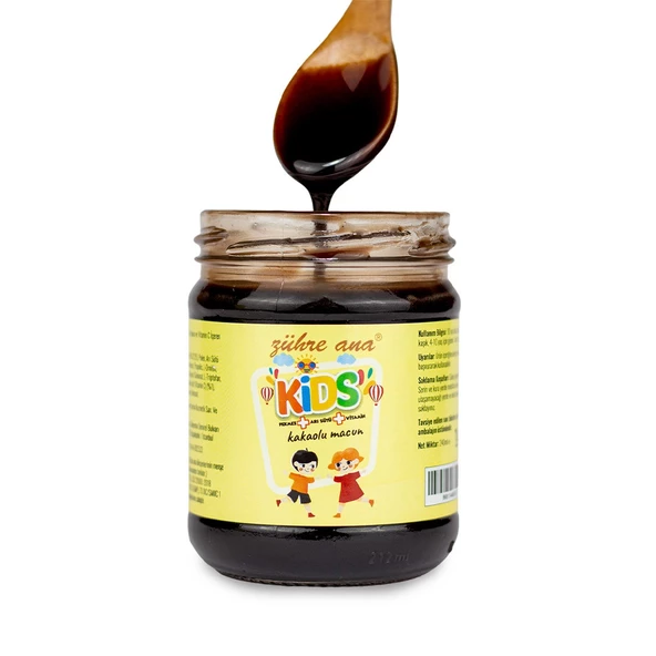 Zühre Ana Kids Arı Sütü Pekmez Bal ve Vitamin Katkılı Kakaolu Macun 240 Gr - 2