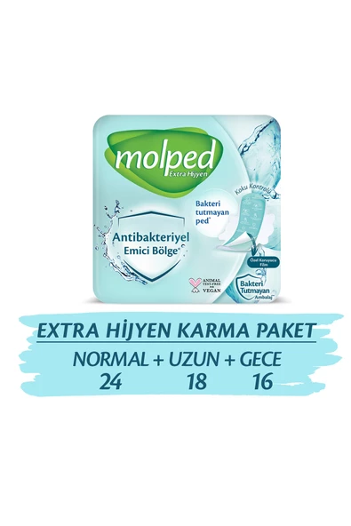 Molped Extra Hijyen Süper Ekonomik Karma Paket 58 Adet