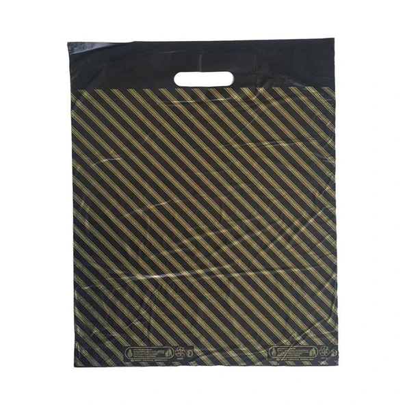 Aksan Plastik Takviyeli Çanta Taşıma Torbası Alışveriş Poşet 50 Adet No4 40x50cm - 5