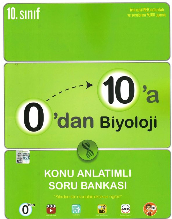 Tonguç 0dan 10a Biyoloji Konu Anlatımlı SoruBankası