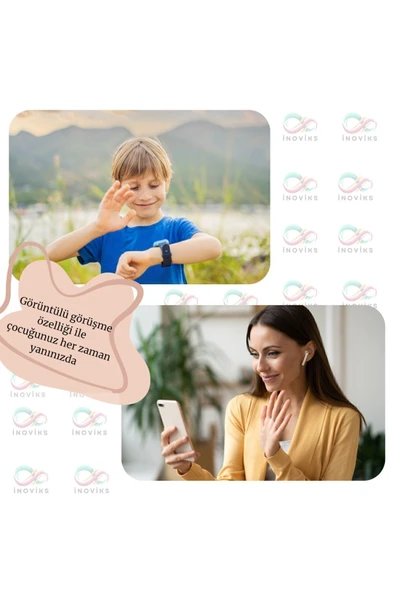 inoviks İno25 Uz Akıllı Çocuk Saati Sim Kartlı Ve Görüntülü Görüşme Gps Özellikli(BTK KAYITLI-YERLİ ÜRETİM) - 3