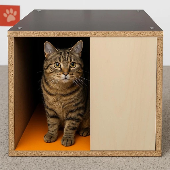 CatMozz Sokak Hayvanlarına Dış Mekan Yağmura Ve Soğuğa Dayanıklı Kedi Evi