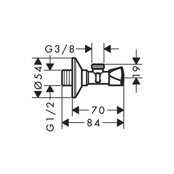 Hansgrohe Ara Musluk E 3/8 Çıkış - 2