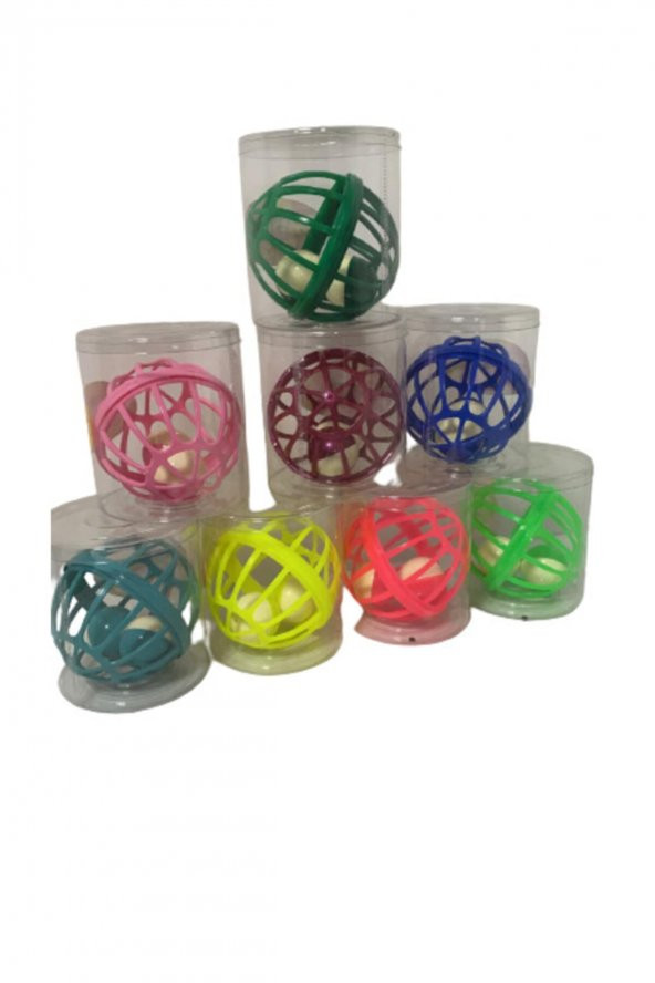 Çıngıraklı Top Kedi Oyuncağı Yeşil - 2