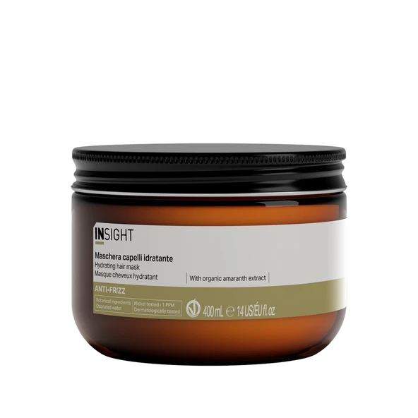 Insight Anti-Frizz Hydrating Nemlendirici Saç Maskesi Cam Kavanoz 400 ml