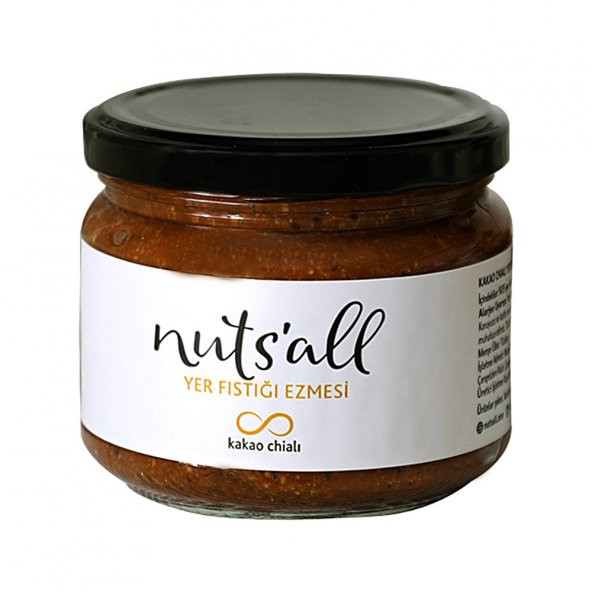 Kakao & Chialı Yer Fıstığı Ezmesi (280 gr) - Nutsall