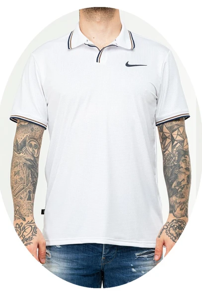 Nike EF-4504 Erkek Polyester Mesh Polo Yaka T-Shirt - 2