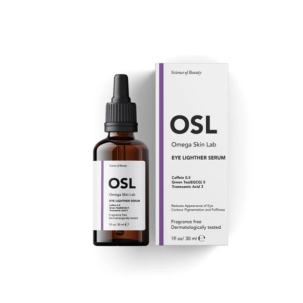 OSL Omega Skin Lab Göz Altı Morluğu  ve Kırışıklık Göz Çevresi Serum- Eye Lighter Serum 30ml - 1