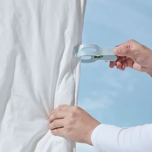 IKEA Slibb Geniş Mandal Yorgan Mandalı 2'li Mavi - Yeşil - Resim 3