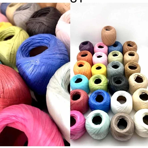 Fold Elit Rafya İpi ( 50 Gram ) 11 Vizon - Resim 3