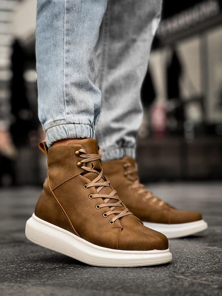 Yüksek Taban Ayakkabı Vizon ürün görseli 1