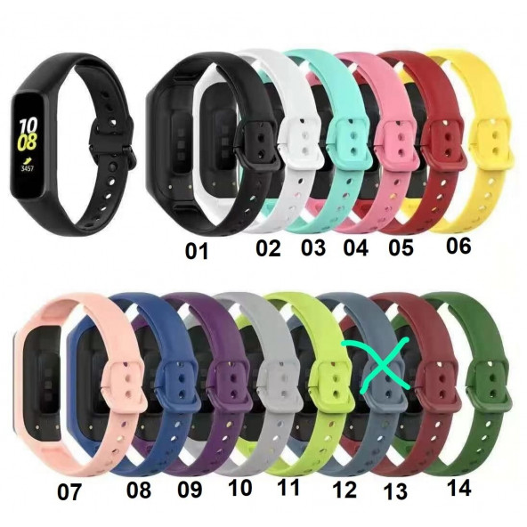 Samsung Galaxy Fit 2 Akıllı Bileklik Silikon Kordon (SM-R220) - 3