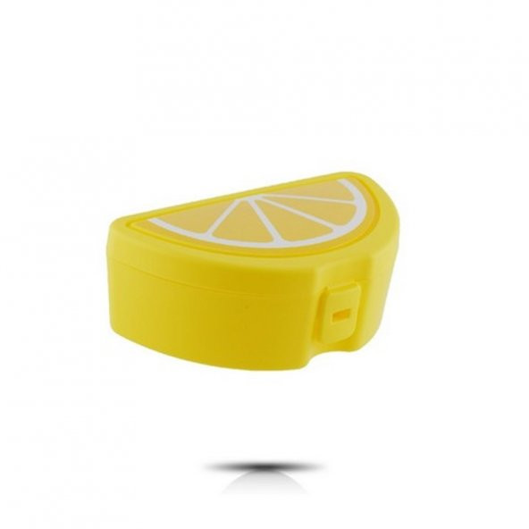 HİLAYS Limon Model Lunch Box Saklama Kabı – Çatal Kaşık Hediyeli