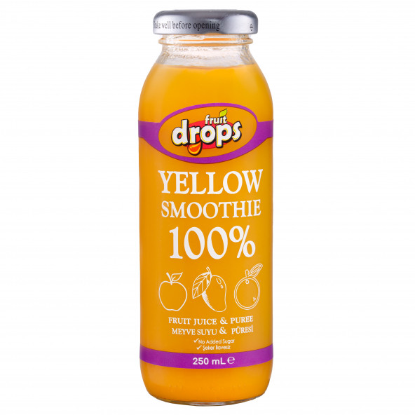 100 Yellow Smoothie, 12 Adet,250 Ml - 2