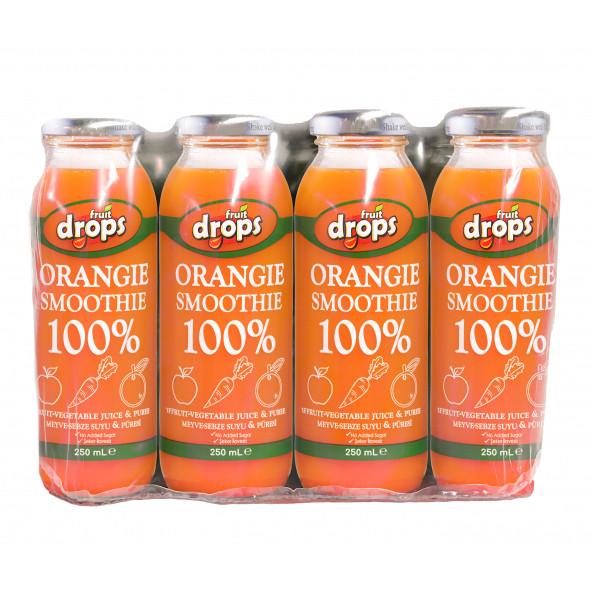 100 Orangie Smoothie, 12 Adet,250 ml