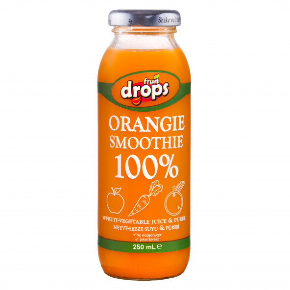 100 Orangie Smoothie, 12 Adet,250 ml - 2