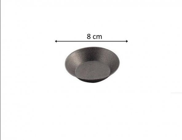 Gobel Yuvarlak Mini Tart 6 lı set 8 cm.