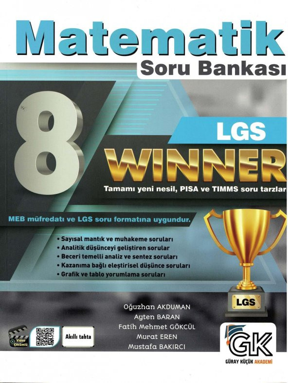 Gür 8.Sınıf Winner Matematik Soru Bankası