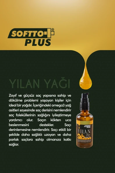 Softto Plus Yılan Yağı 50 Ml - 3