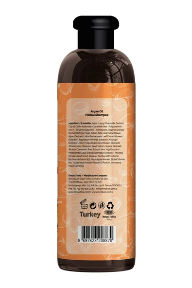 Phytoflora Tuzsuz Hassas Sönük Hacimsiz Ve Boyalı Saçlara Özel Argan Yağlı Bitkisel Şampuan - 4