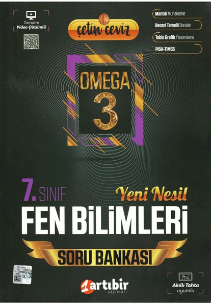 Çetin Ceviz 7.Sınıf Omega Fen Bilimleri Soru Bankası