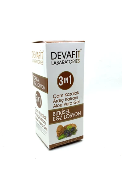 DEVAFİT Çam Kozalak Ardıç Katranı Aloe Vera Gel Içeren Saç Bakım Losyonu 75 Ml - 2