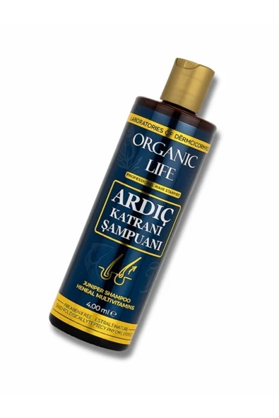 organic life Ardıç Katranı Şampuanı 400 ML -JUNIPER TAR SHAMPOO - Resim 2