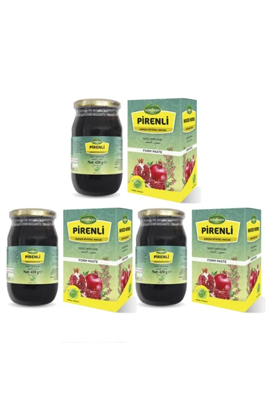 Mindivan Pirenli Form Bitkisel Bal Karışımı 420 G 3 Adet
