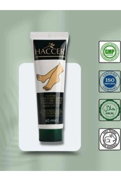 Haccer Ayak Bakım Kremi Topuk Çatlak Kremi 60 Gr