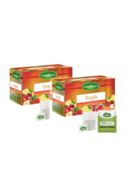 Mindivan Tropik Orman Meyveli Çayı 20'li Bitki Çayı X 2 Adet ürün görseli