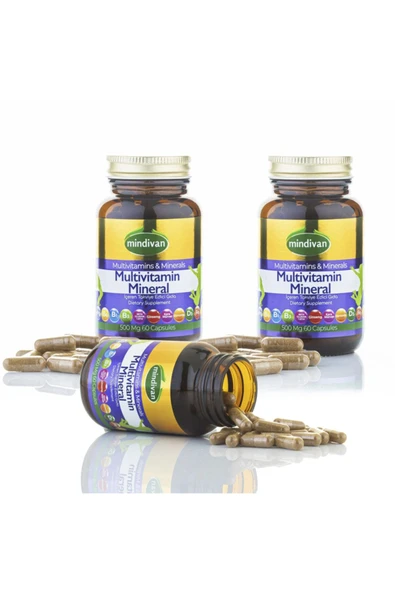 Mindivan Multivitamin Mineral Kapsül X3 Adet ürün görseli