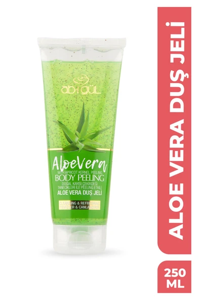 Ab-ı Gül Aleo Vera Body Peeling Doğal Kayısı Çekirdeği Tanecikleri 250 Ml - 1