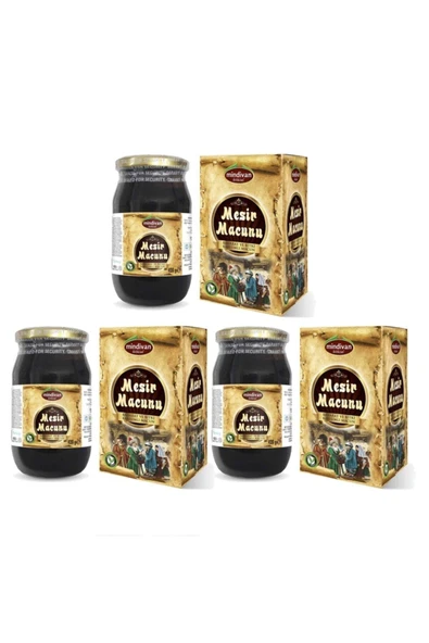 Mindivan Mesir Bitkisel Bal Karışımı 420 gr X 3 Adet - 1