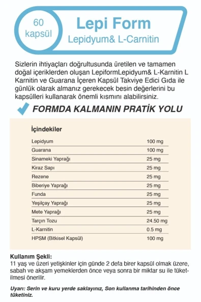 Mindivan Lepi Form Lepidyum& L-carnitin - 5