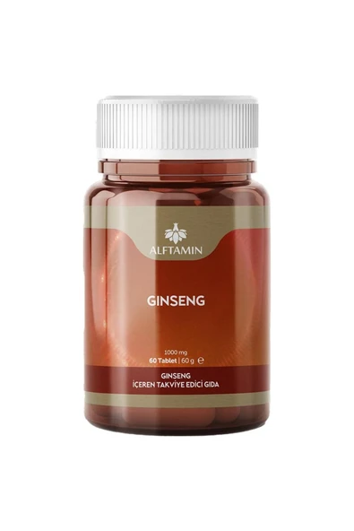 ALFTAMİN Alftamin Ginseng Içeren Takviye Edici Gıda 1000 Mg 60 Tablet