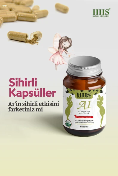 HHS DOĞAL BİTKİSEL ÜRÜNLER A1 L-carnitine Lepidium Bitkisel Diyet Kapsül - 2