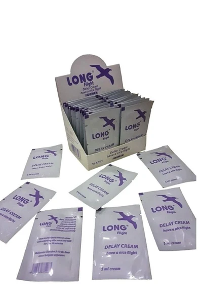 Long Mendil Flight Cream 50'li 1 Paket - 1
