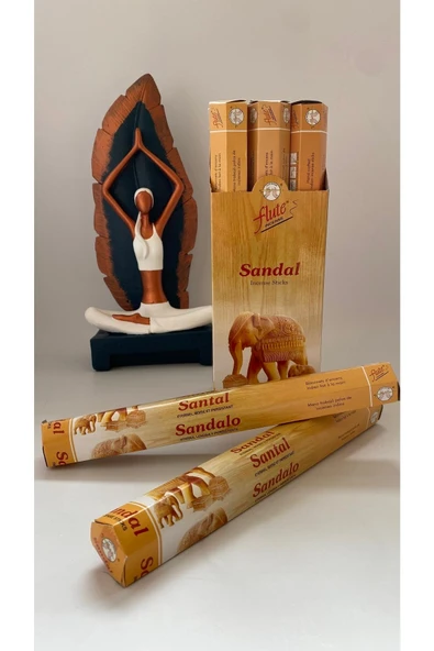 Flute Tütsü 2 Adet 40 Stick Sandal Ağacı - 1