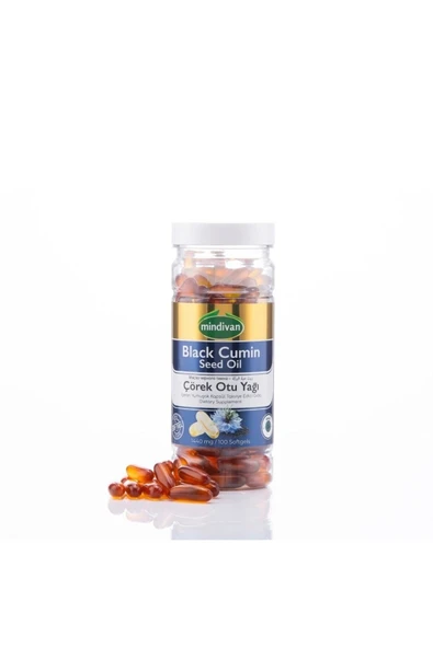 Mindivan Çörek Otu Yağı Soft Jel 100 Kapsül 1440 Mg - 2