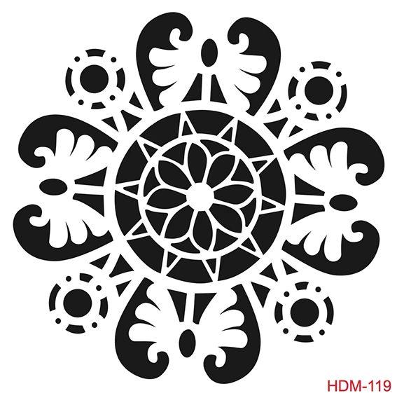 HDM119 Home Dekor Midi Stencil (25X25)