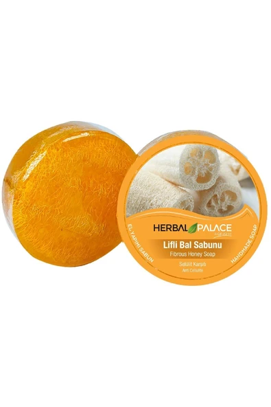 Herbal Palace El Yapımı Doğal Lifli Bal Sabunu Gliserinli 125 Gr. X 2 Adet Selülit Giderici - 2