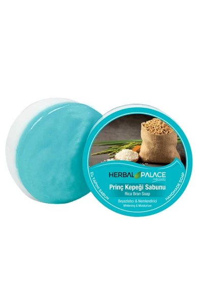 Herbal Palace Pirinç Kepeği Sabunu 125 gr. X 2 Adet Beyazlatıcı Nemlendirici Anti-Aging