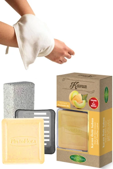 Phytoflora Kavun Sabunu Ve Banyo Kesesi, Katı Sabunluk ürün görseli 1
