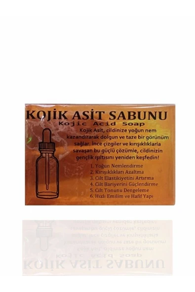 aleyna baharat Kojik Asit Sabunu Zerdeçal Içerikli Cilt Lekelerine Özel Formül 120 gr Kojic - 4