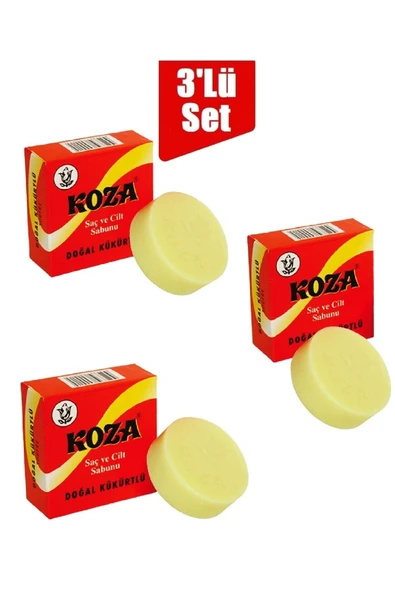 Koza Doğal Kükürtlü Saç Ve Cilt Sabunu ürün görseli