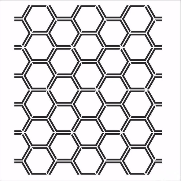 HOME DECOR MİNİ STENCIL HDM-130 25X25 ürün görseli 1