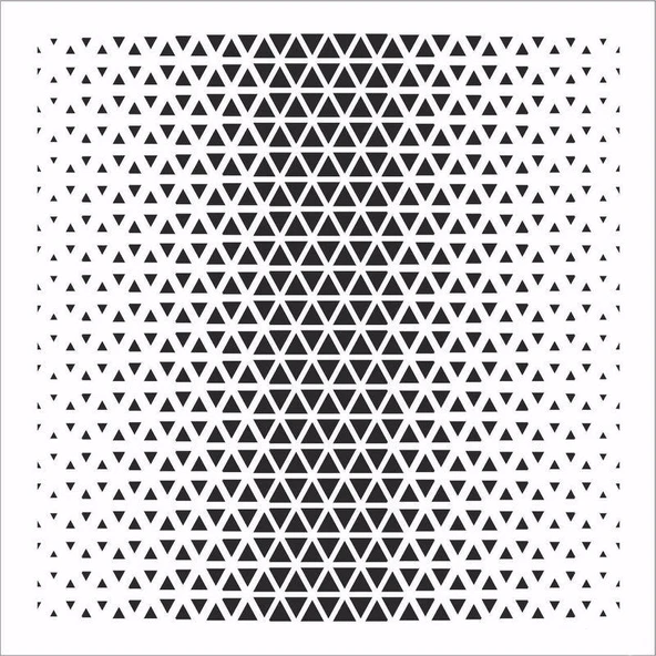 HOME DECOR MİNİ STENCIL HDM-123 25X25